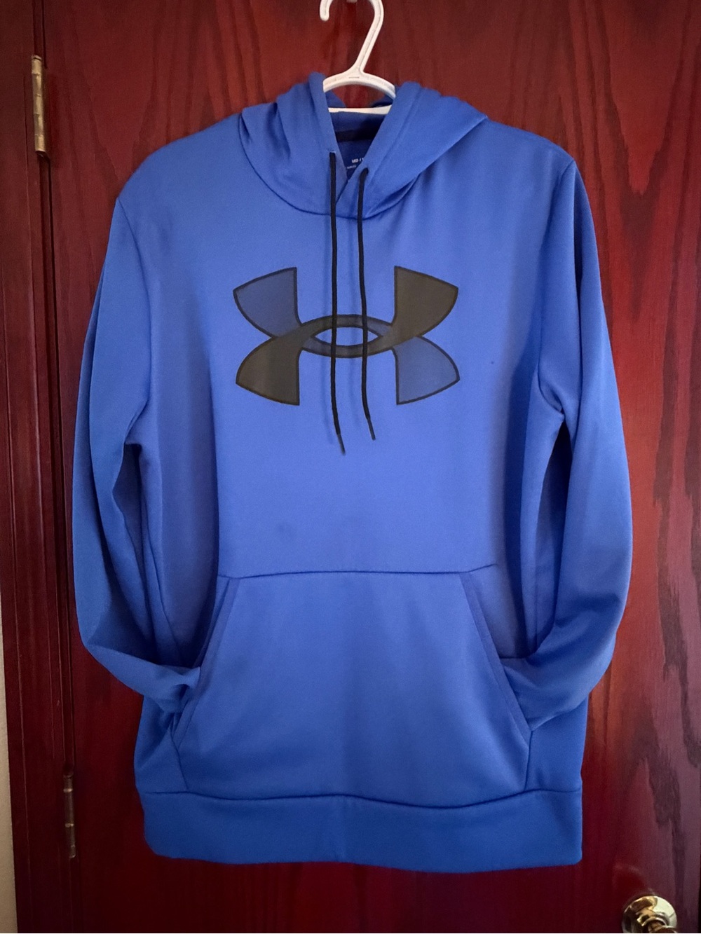 Under Armour Men’s Royal Blue Hoodie with Black Logo